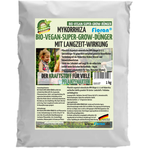 Fioran® Bio Super Grow Mykorrhiza Bio Vegan Dünger Lanzeitwirkung